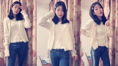 河北献县母狗 林俊微 被男友调教成顶级肉便器 按头口交无套后入猛操 臀浪翻滚刺激十足！