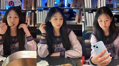 浙江极品小母狗 徐迎运 为讨好金主与其朋友3p 豪乳傲然挺立 舌钉口活销魂 黑丝翘臀极致淫骚！